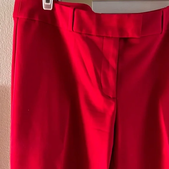 Liz Claiborne Career Emma classic red pants NWOT - Picture 4 of 14